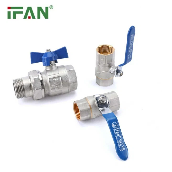 Ifan שסתומי כדור פליז מגוון מלא